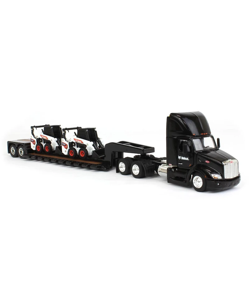 Ertl 1/64 Peterbilt 579 w/ Lowboy & 2 Bobcat S76 Skid-Steer Loaders, 2022 Ntt'Nc Show