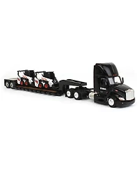 Ertl 1/64 Peterbilt 579 w/ Lowboy & 2 Bobcat S76 Skid-Steer Loaders, 2022 Ntt'Nc Show