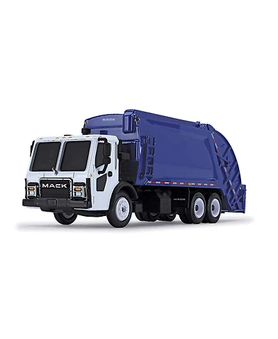 First Gear 1/87 White Mack Lr with McNeilus Meridian Rear Loader Garbage Truck