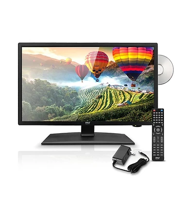 Pyle 18.5'' Eled Rv Digital Tv - Hd Flat Screen Tv with Dvd Combo (PLTLD19)