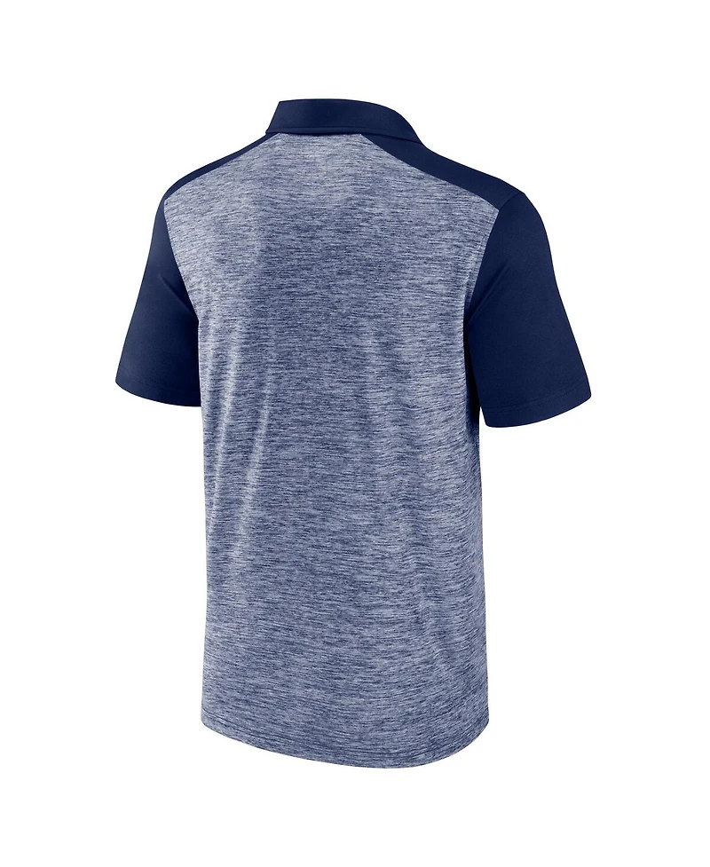 Fanatics Men's Heather Navy Seattle Seahawks Clutch Polo Shirt