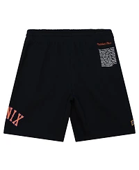 Mitchell & Ness Men's Black Phoenix Suns Team Origins Fleece Shorts
