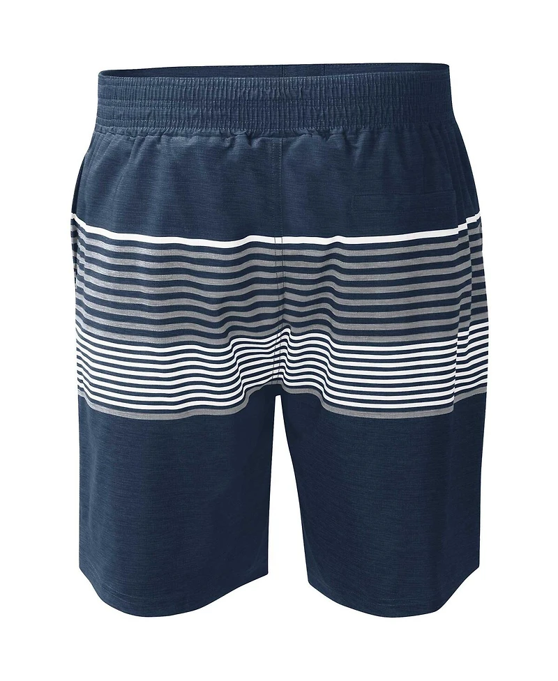 G-iii Sports by Carl Banks Men's Navy Cleveland Guardians Coastline Volley Swim Shorts