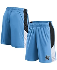 Fanatics Men's Blue Miami Marlins Primary Logo Shorts