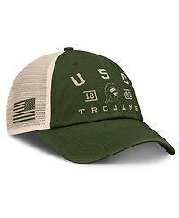 Fanatics Men's Olive Usc Trojans Oht Military Appreciation Frontier Trucker Adjustable Hat