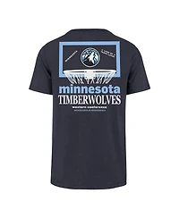'47 Brand Men's Navy Minnesota Timberwolves City Edition Backboard T-Shirt