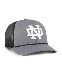 '47 Brand Men's Gray Notre Dame Fighting Irish Carbon Rope Adjustable Hat