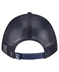 New Era Men's Navy New York Yankees Minimalist 9FORTY A-Frame Adjustable Hat