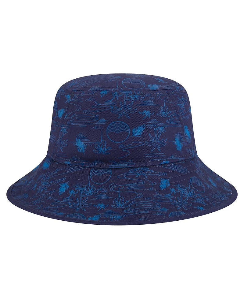 New Era Men's Navy Tampa Bay Rays 2025 Spring Training All Over Print Bucket Hat