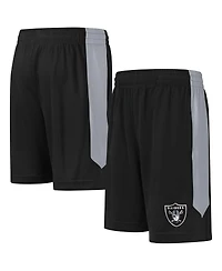 Outerstuff Big Boys and Girls Black Las Vegas Raiders Fashion Shorts
