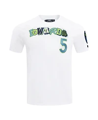 Pro Standard Men's Anthony Edwards White Minnesota Timberwolves City Ransom T-Shirt