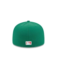 New Era Men's White Worcester Red Sox Theme Nights 59FIFTY Fitted Hat