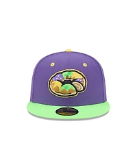 New Era Men's Purple Biloxi Shuckers Theme Nights 59FIFTY Fitted Hat