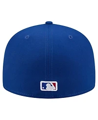 New Era Men's Royal Chicago Cubs Yarn Stitch 59FIFTY Fitted Hat