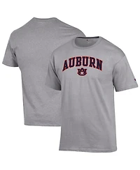 Champion Men's Heather Gray Auburn Tigers Arched Logo T-Shirt