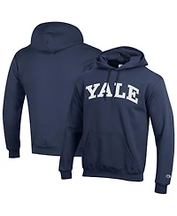Champion Men's Navy Yale Bulldogs Basic Arch Fleece Pullover Hoodie