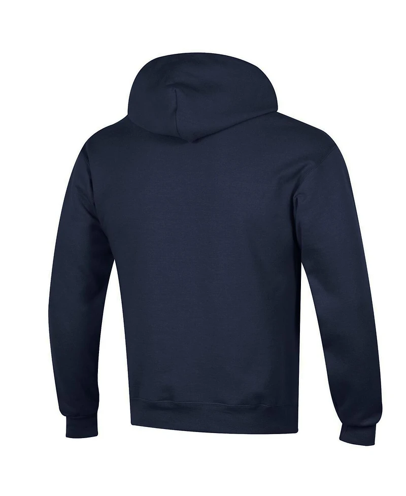Champion Men's Navy Illinois Fighting Illini Arched Logo Fleece Pullover Hoodie