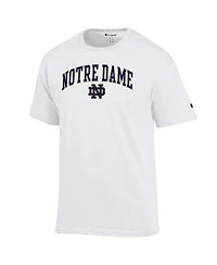 Champion Men's White Notre Dame Fighting Irish Arched Logo T-Shirt