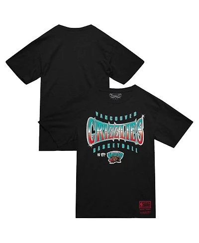 Mitchell & Ness Men's Black Vancouver Grizzlies Worldwide Collection Glow Up T-Shirt
