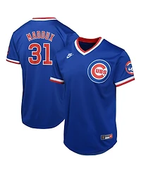 Nike Big Boys and Girls Greg Maddux Royal Chicago Cubs Cooperstown Collection Limited Jersey