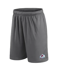 Fanatics Men's Gray Colorado Avalanche Primary Logo Shorts