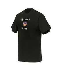 Round21 Men's and Women's Black Kelsey Plum Los Angeles Sparks Boxy Signature Name Number T-Shirt