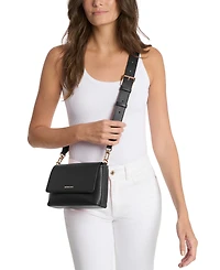 Michael Kors Nessa Small Leather Messenger