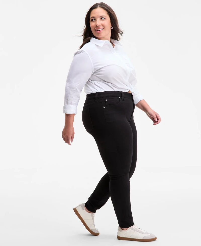 On 34th Trendy Plus Mid-Rise Skinny Jeans, Exclusively at Macy's