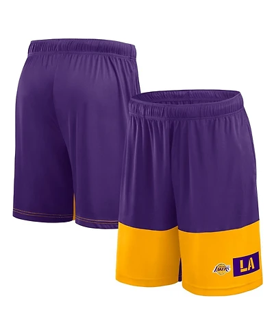 Logo Athletic Men's Purple Los Angeles Lakers Best of the Best Shorts