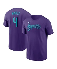 Nike Men's Ketel Marte Purple Arizona Diamondbacks 2025 City Connect Fuse Name Number T-Shirt