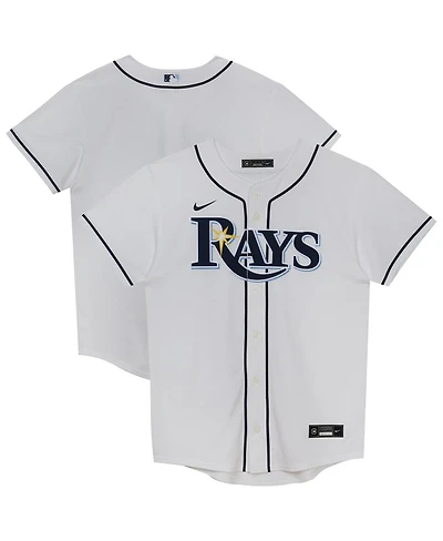 Outerstuff Little Boys and Girls White Tampa Bay Rays Home Replica Jersey