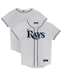 Outerstuff Little Boys and Girls White Tampa Bay Rays Home Replica Jersey