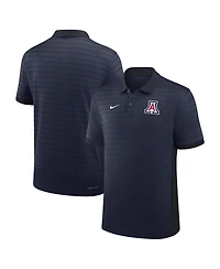 Nike Men's Navy Arizona Wildcats 2025 Early Season Coaches Sideline Victory Stripe Performance Polo Shirt