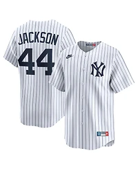 Nike Men's Reggie Jackson White New York Yankees Throwback Cooperstown Collection Limited Jersey
