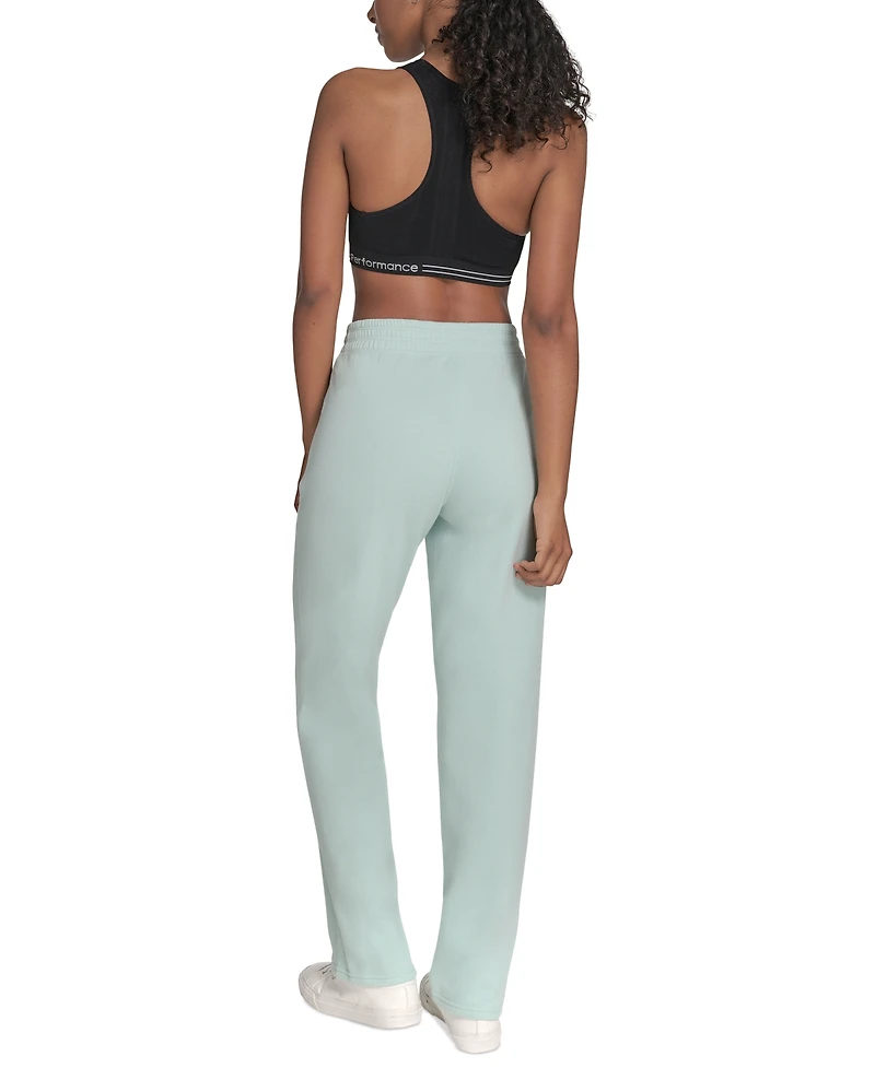 Calvin Klein Performance Women's High-Waist Straight-Leg Sweatpants
