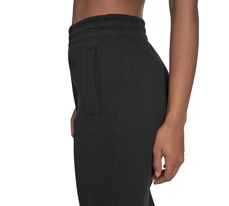 Calvin Klein Performance Women's High-Waist Straight-Leg Sweatpants