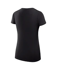 G-iii 4Her by Carl Banks Women's Black Arizona Diamondbacks Heart V-Neck Fitted T-Shirt