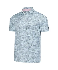 Puma Men's Light Blue Arnold Palmer Mattr Sketch Polo Shirt