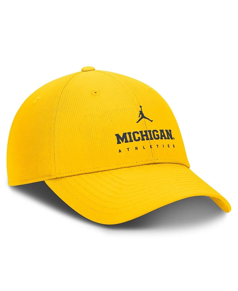 Jordan Men's Maize Michigan Wolverines Club Performance Adjustable Hat