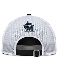 Nike Men's and Women's Black/White Miami Marlins 2025 City Connect Trucker Adjustable Hat