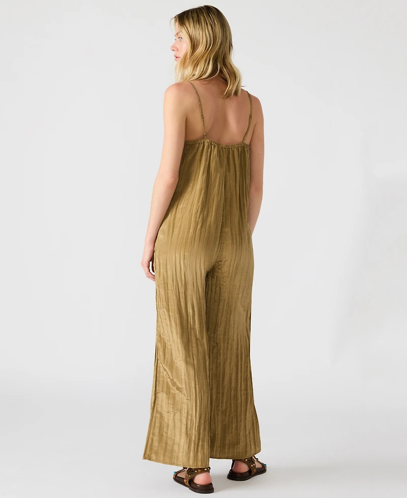Steve Madden Women's Crinkle Desdemona Jumpsuit