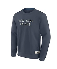 Fanatics Men's Blue New York Knicks Elements Future Ground Lettering Pullover Sweatshirt