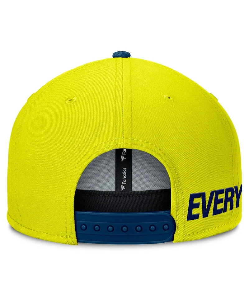 Fanatics Men's Yellow Nashville Sc Sitter Snapback Hat