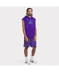 Nike Men's Purple Arizona Diamondbacks 2025 City Connect Authentic Collection Sleeveless Performance Pullover Hoodie
