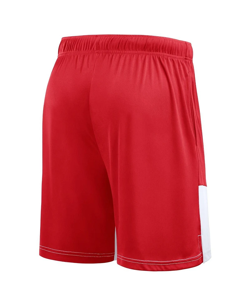 Logo Athletic Men's Red Detroit Wings Best of the Shorts