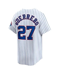 Nike Men's Vladimir Guerrero White Montreal Expos Throwback Cooperstown Collection Limited Jersey