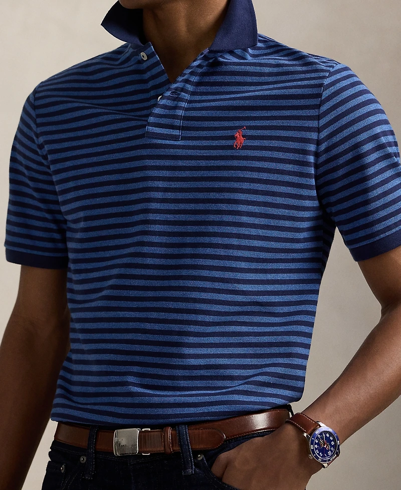 Polo Ralph Lauren Men's Classic-Fit Striped Mesh Shirt