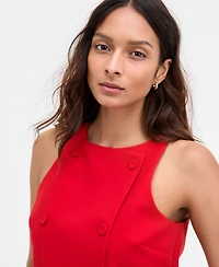 French Connection Women's Azra Twill Double-Breasted Top