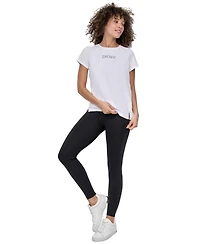 Dkny Sport Women's Tech Logo Raglan-Sleeve T-Shirt