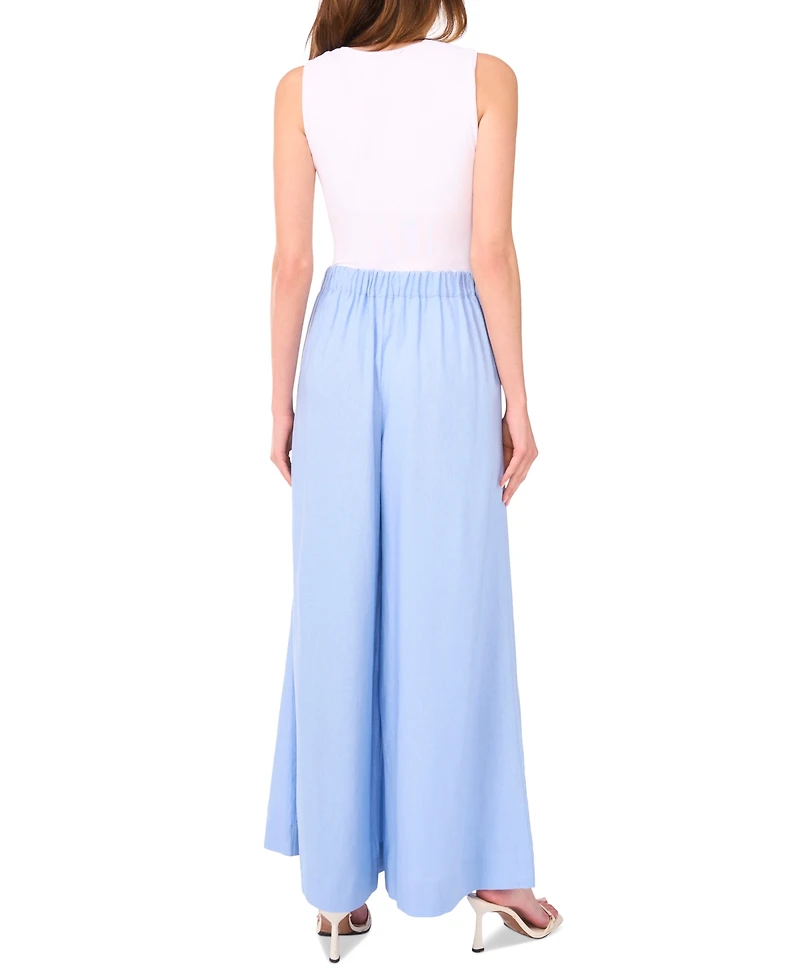 Parker Women's The Maire Linen-Blend Wide-Leg Pants